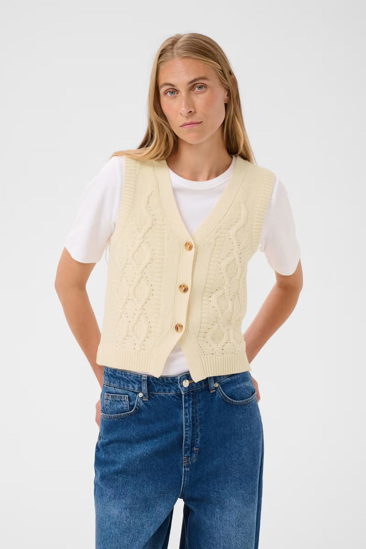 CHRISTIN WAISTCOAT (WHITECAP GREY) - PART TWO