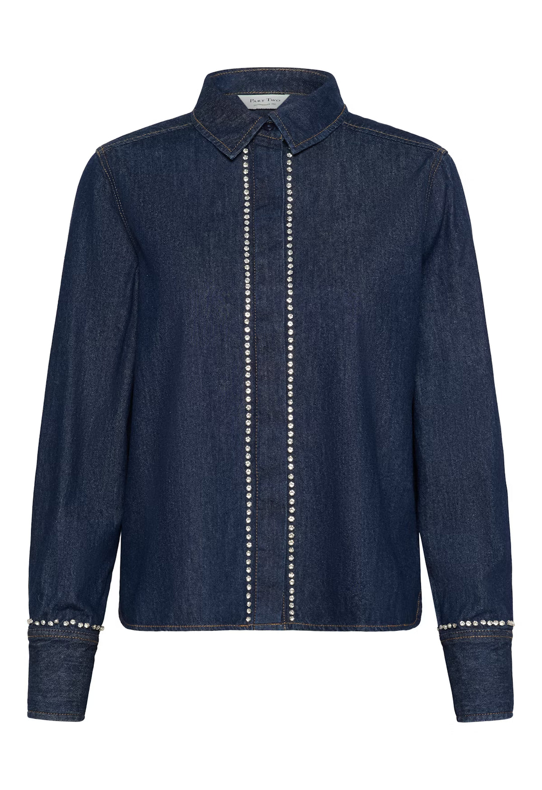 ULRIKKE DENIM SHIRT WITH RHINESTONES - PART TWO