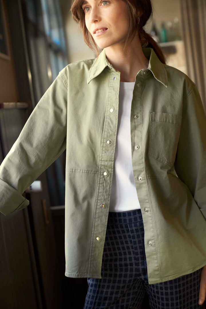 NAYLA SHIRT JACKET (VETIVER) - PART TWO