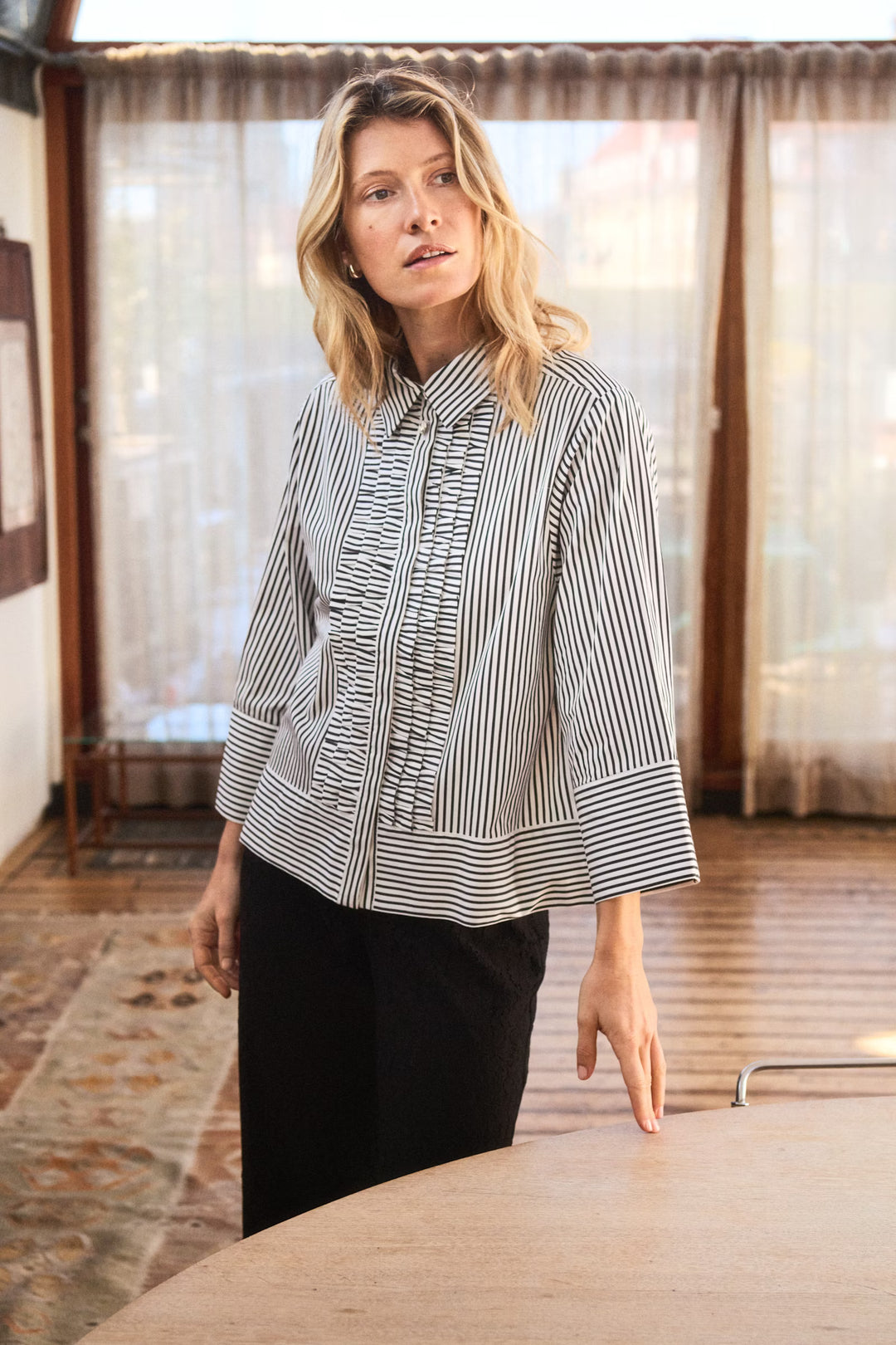VINNY BLACK STRIPE SHIRT - PART TWO