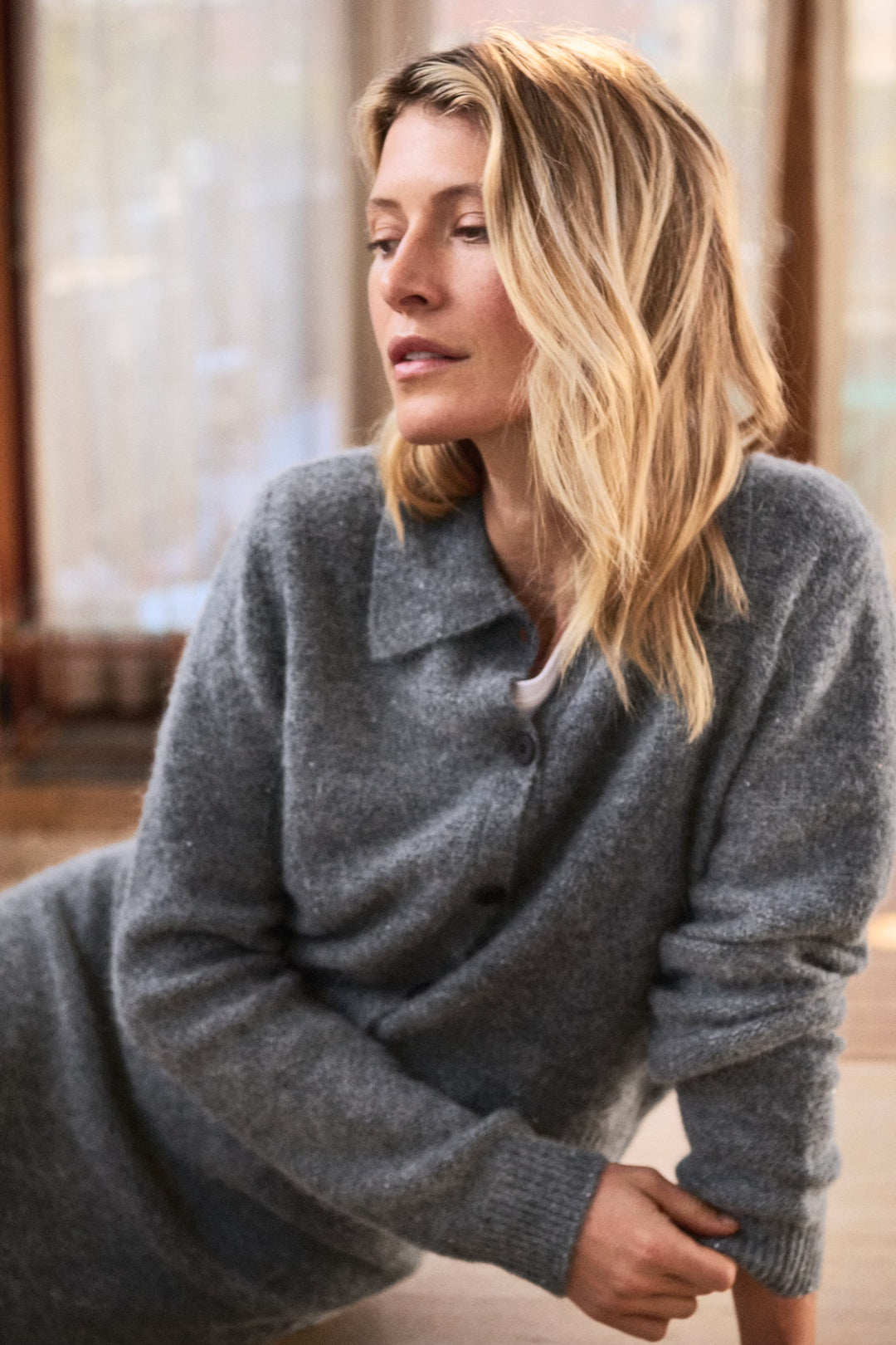 ULRICA KNIT CARDIGAN WITH COLLAR - PART TWO