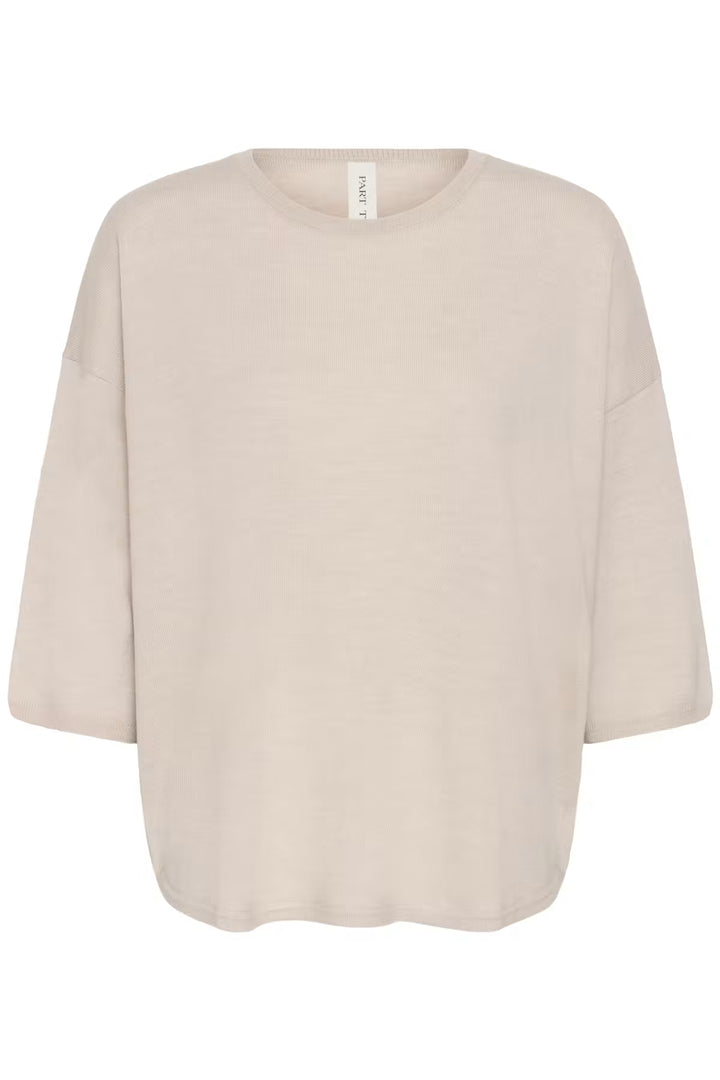 DANU RELAXED WOOL PULLOVER (NATURAL MELANGE) - PART TWO