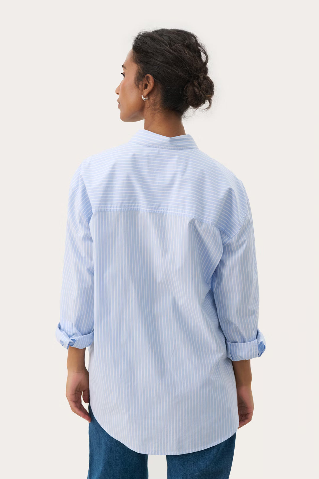 SAVANNA SHIRT (BLUE STRIPE) - PART TWO