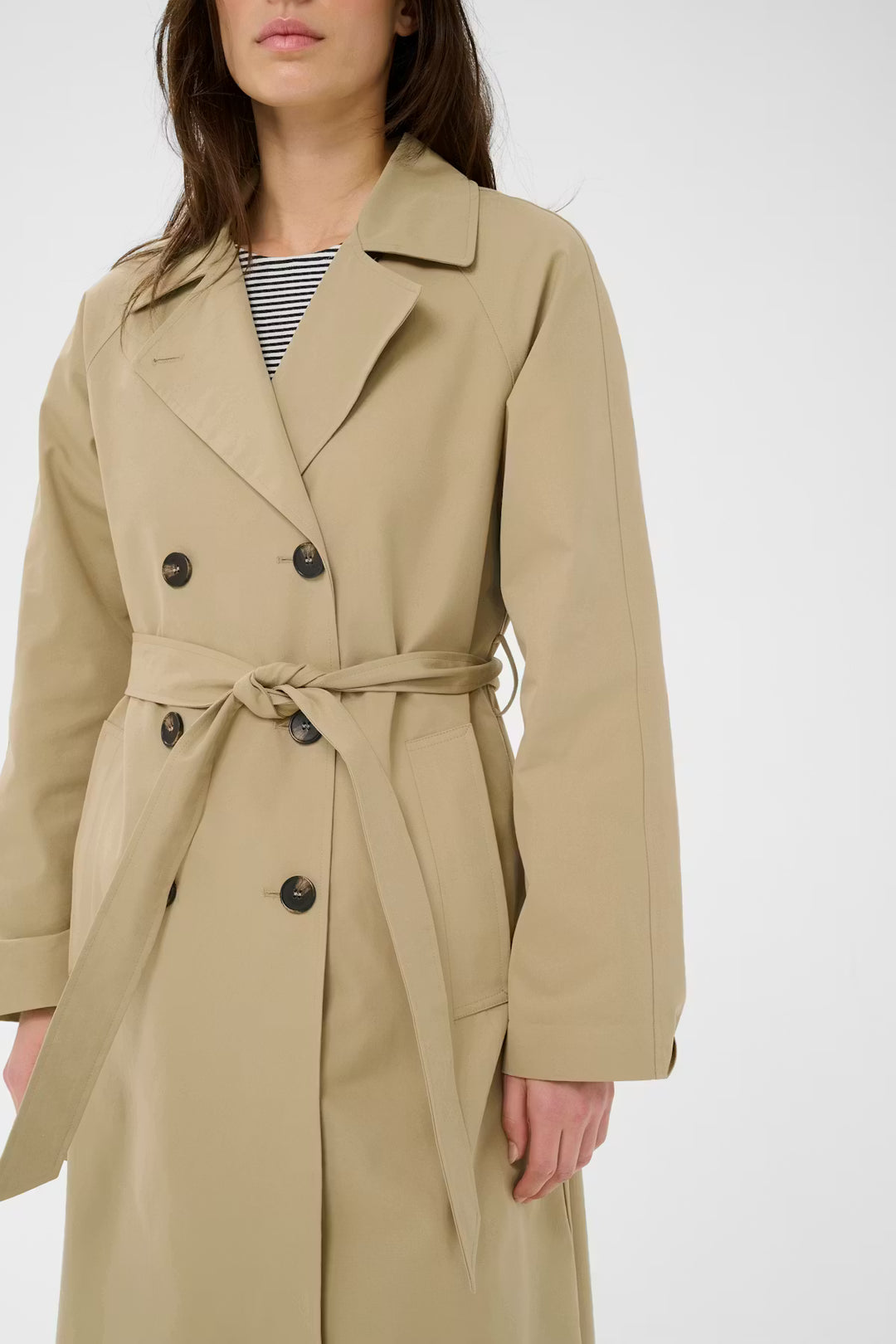 AUBRIE TRENCH COAT (TRAVERTINE) - PART TWO