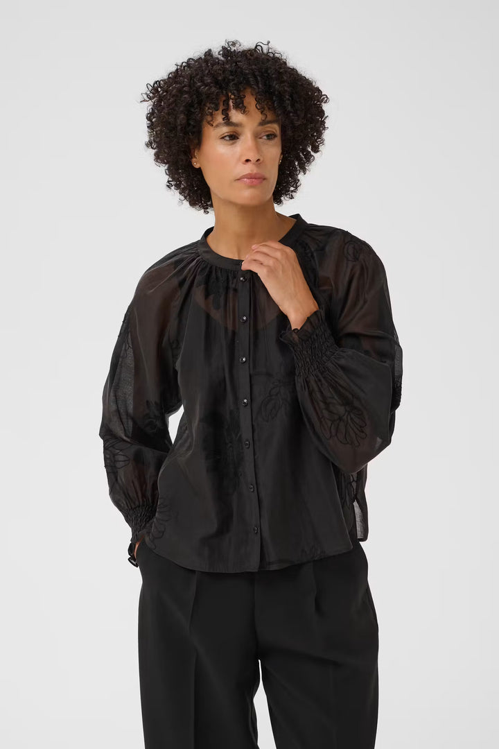 CHEYANNE BLOUSE (BLACK) - PART TWO