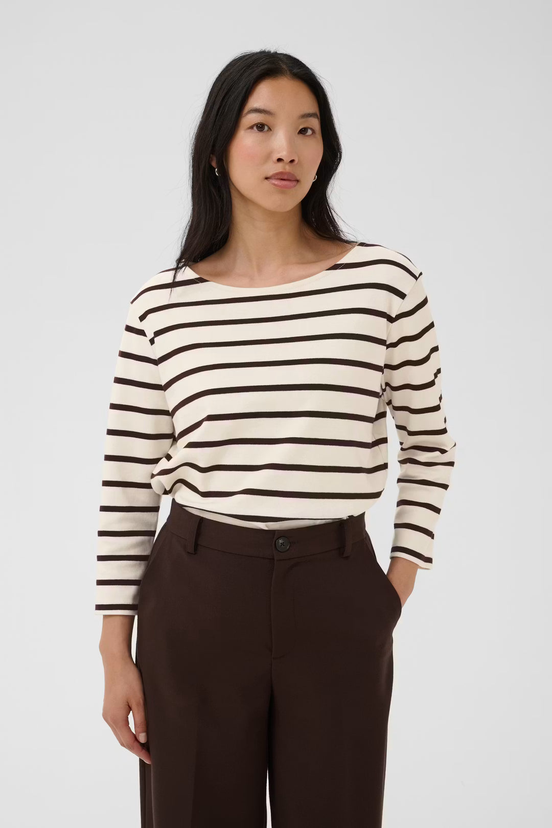 NELA BOATNECK TOP (MOLE STRIPE) - PART TWO