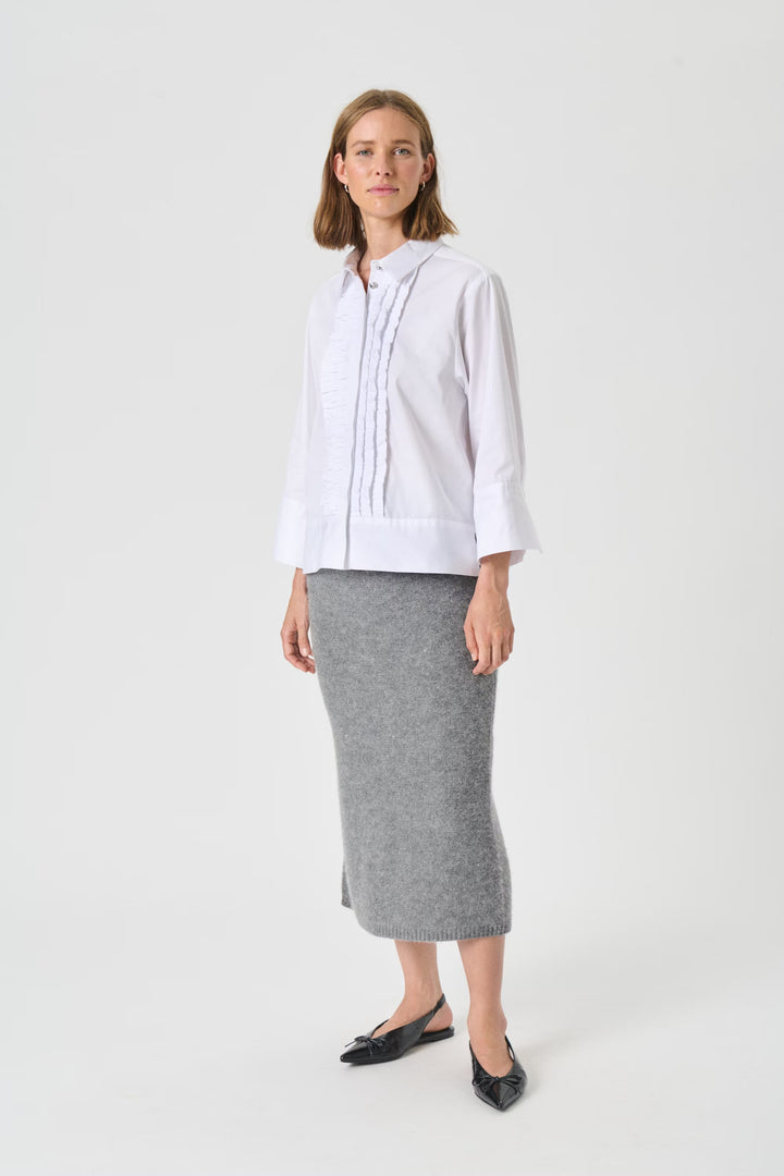 VANINA WOOL BLEND SKIRT - PART TWO