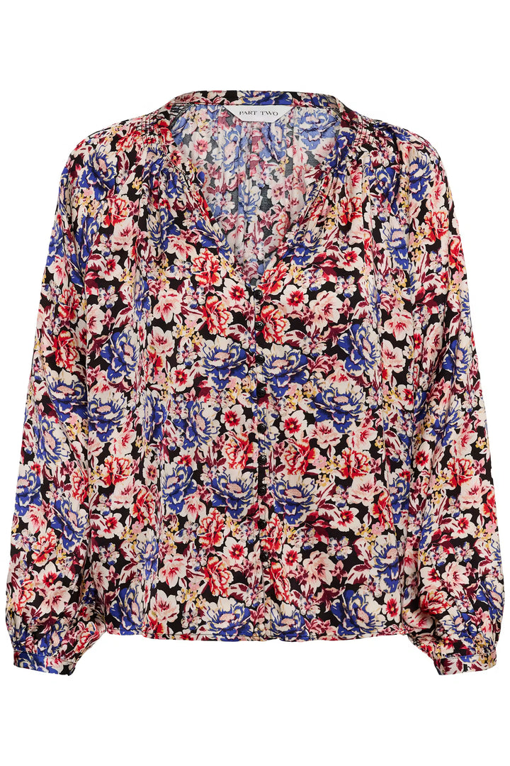 DOAA BLOUSE (MULTI FLOWER PRINT) - PART TWO