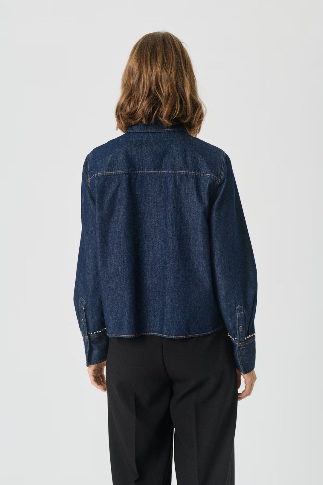 ULRIKKE DENIM SHIRT WITH RHINESTONES - PART TWO