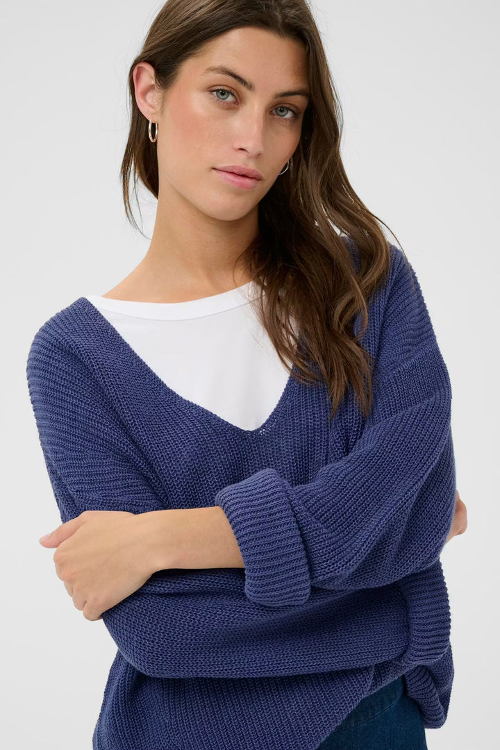 ETRONAS PULLOVER (BLUE INDIGO) - PART TWO