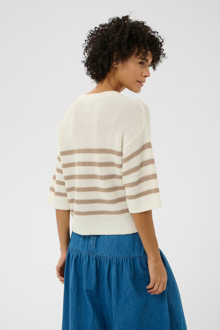 ALIZA PULLOVER SWEATER (SILVER MINK) - PART TWO