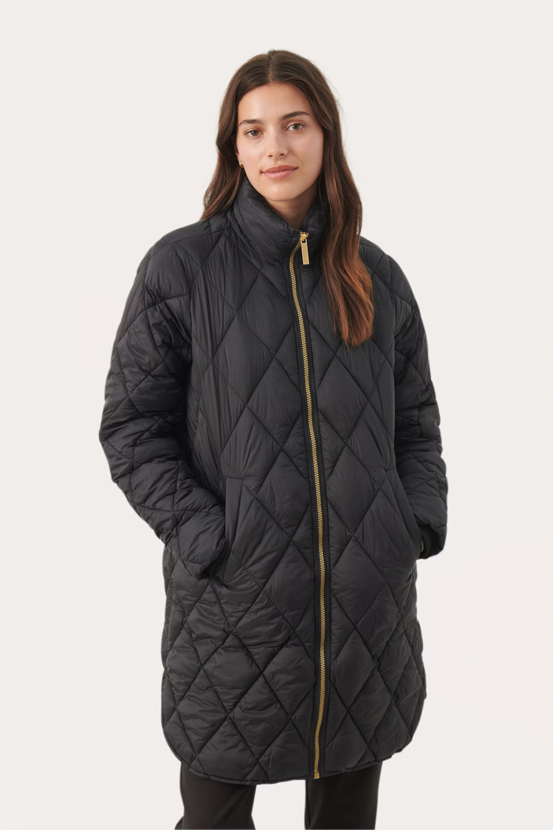 OLILAS QUILTED COAT (BLACK) - PART TWO