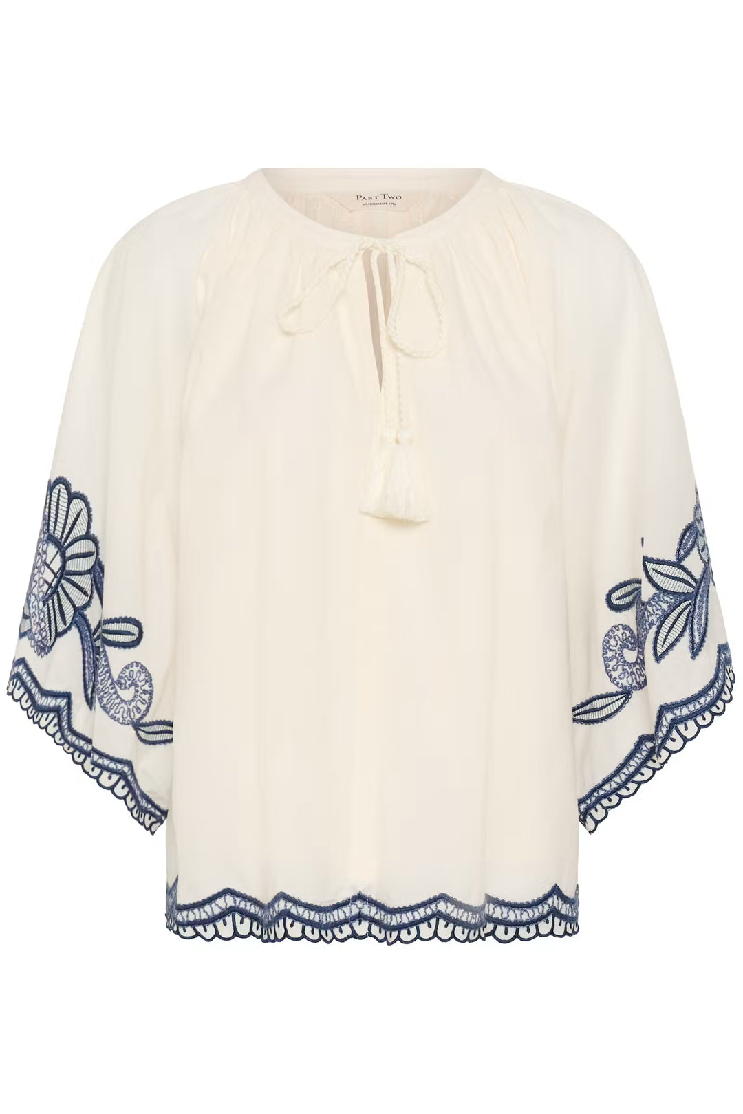 BIANCHA BLOUSE (WHISPER WHITE) - PART TWO