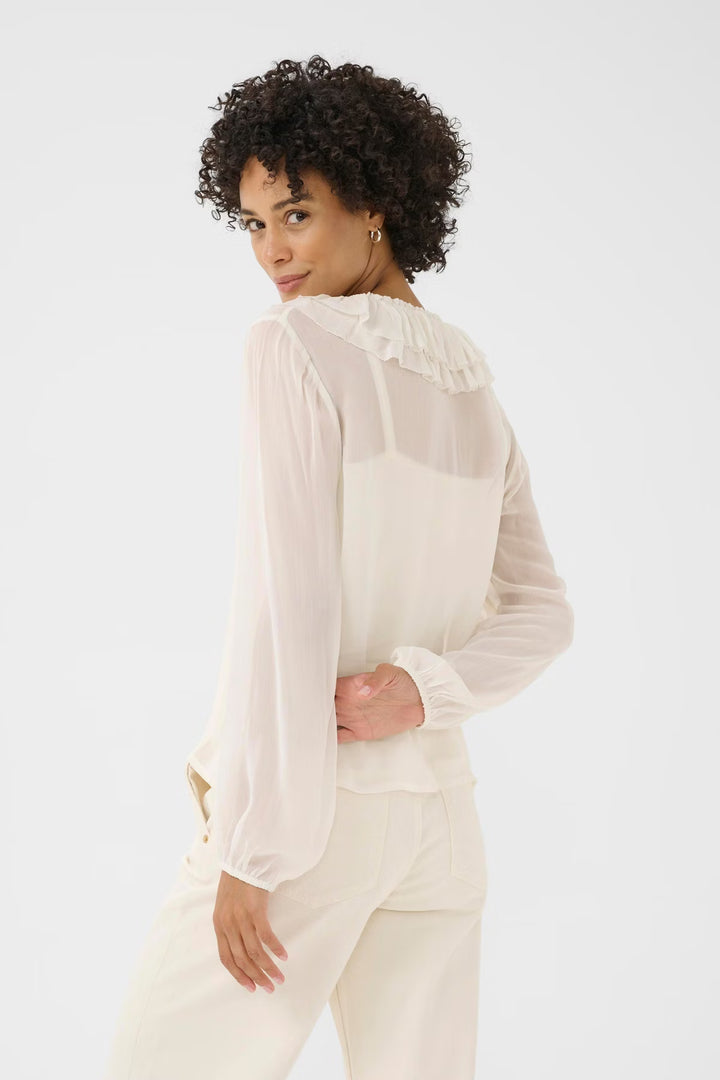 SANAZ RUFFLE BLOUSE - PART TWO