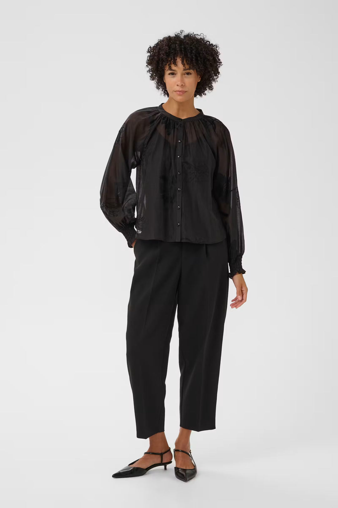 CHEYANNE BLOUSE (BLACK) - PART TWO