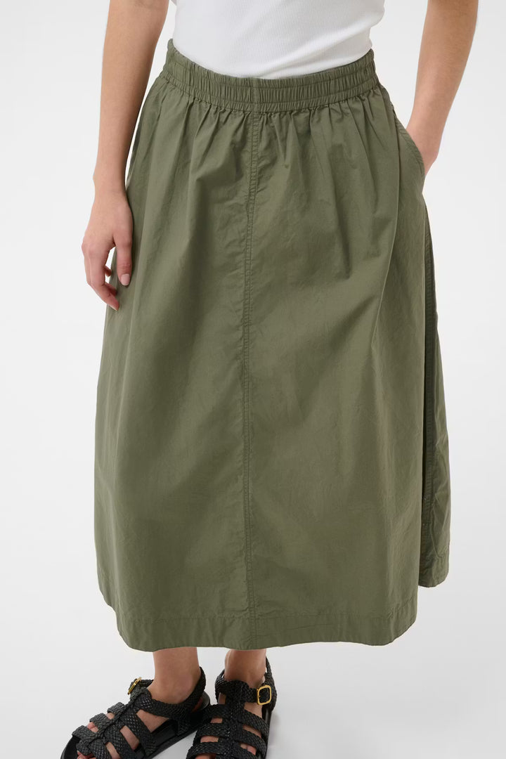 ASMINA SKIRT (SMOKEY OLIVE) - PART TWO