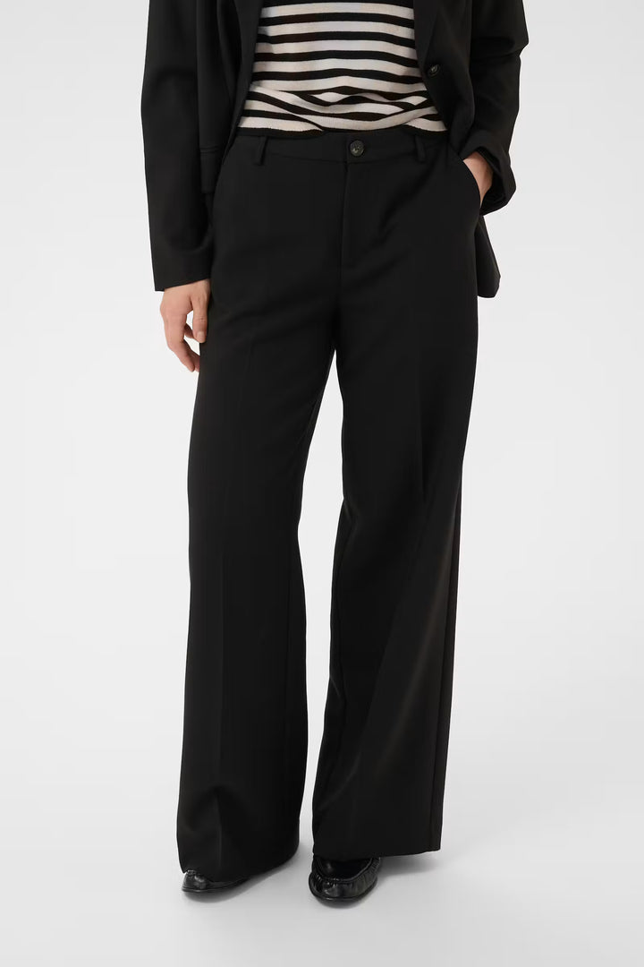 NINNESA WIDE LEG PANTS (BLACK) - PART TWO