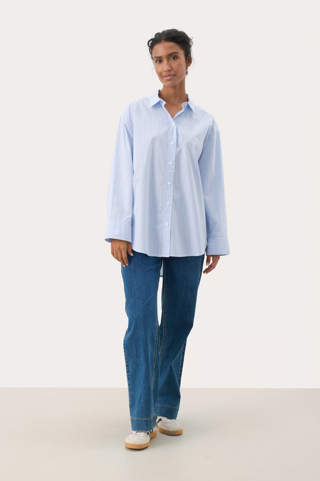 SAVANNA SHIRT (BLUE STRIPE) - PART TWO