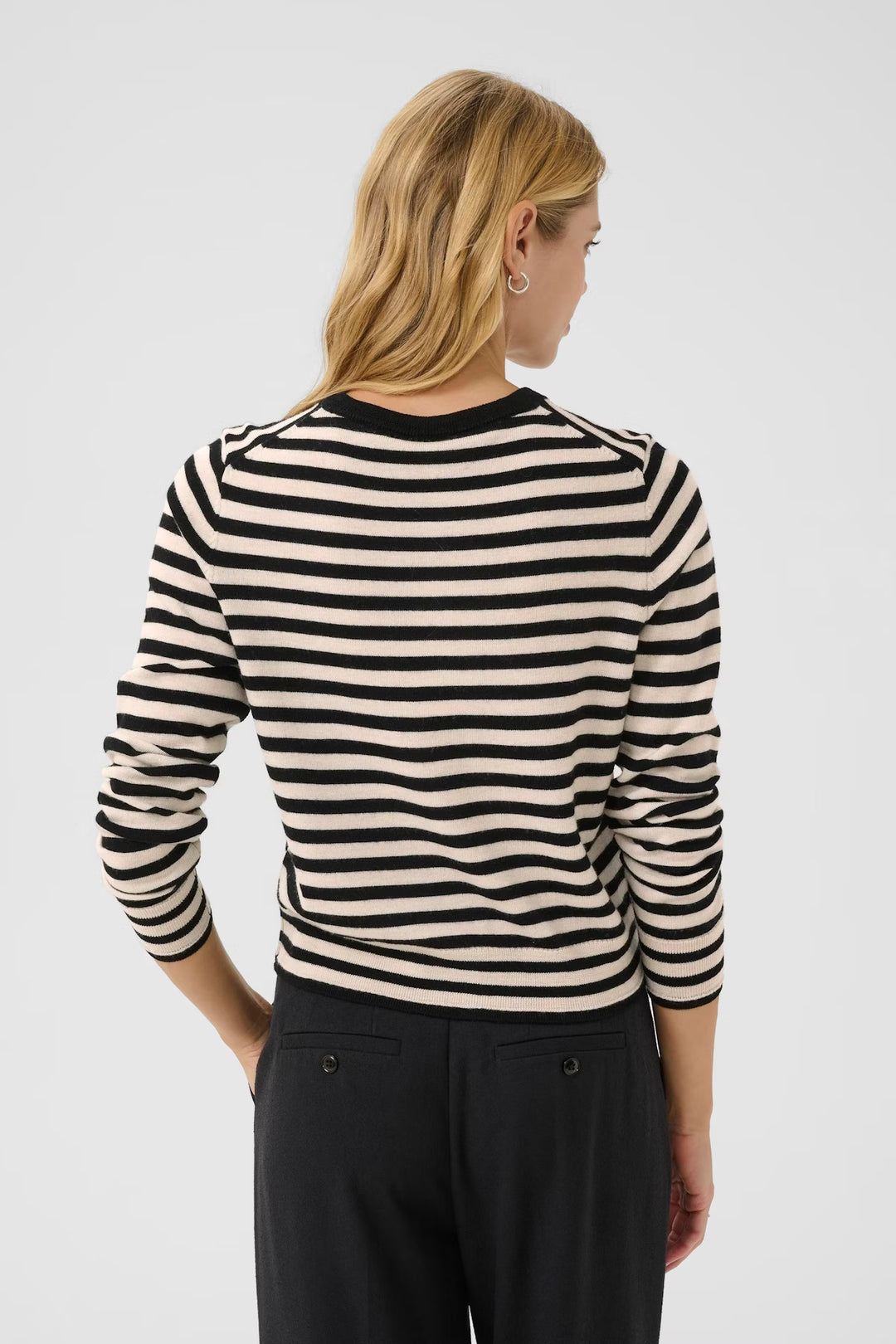 NOELANI CARDIGAN (NATURAL STRIPE) - PART TWO