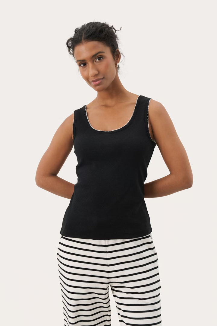 JULIANNES TANK TOP (BLACK) - PART TWO