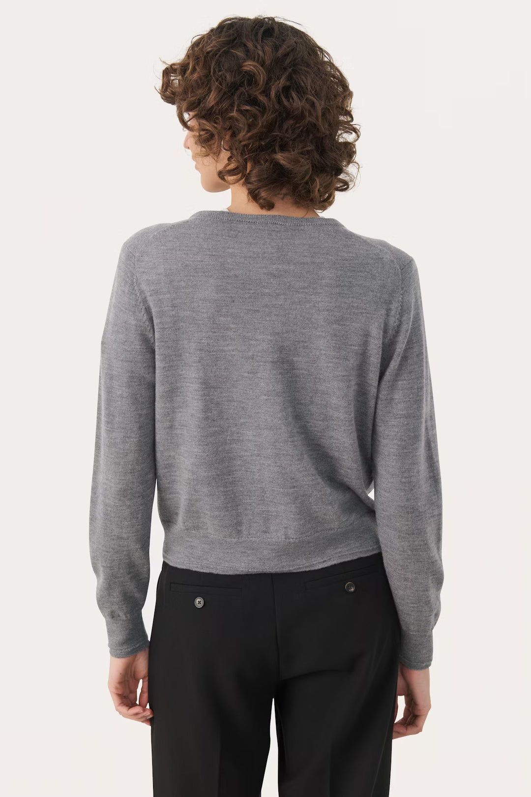 NOELANI CARDIGAN (MEDIUM GREY) - PART TWO