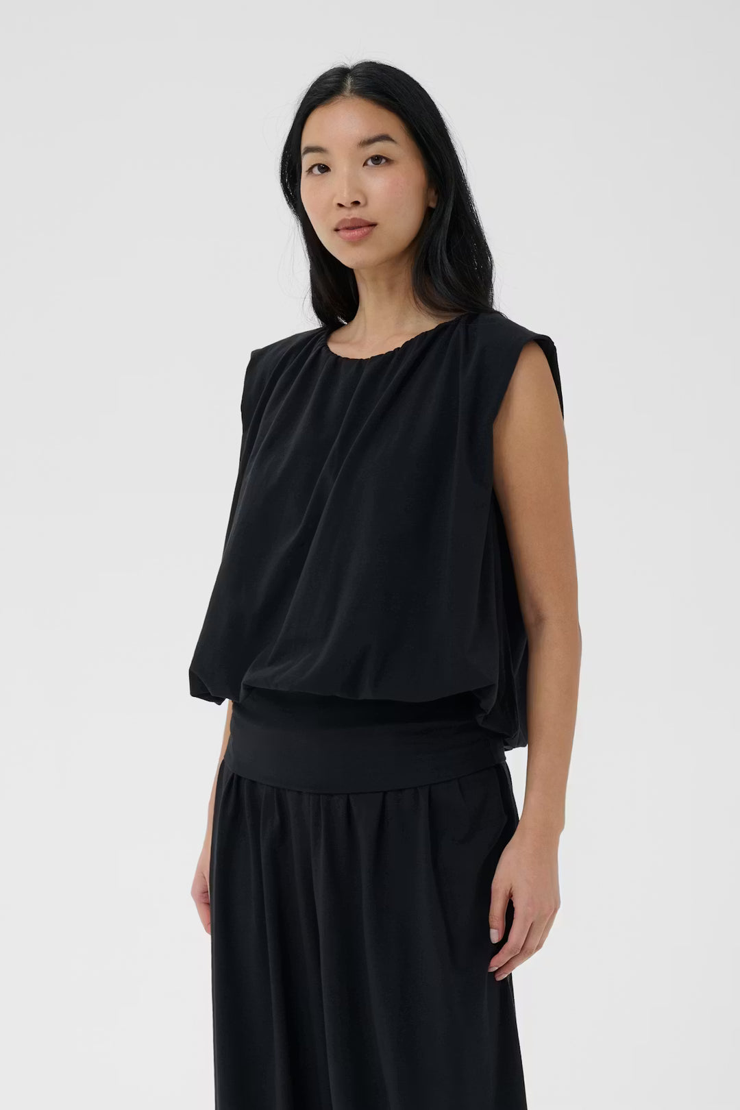 BERTHINE TOP (BLACK) - PART TWO