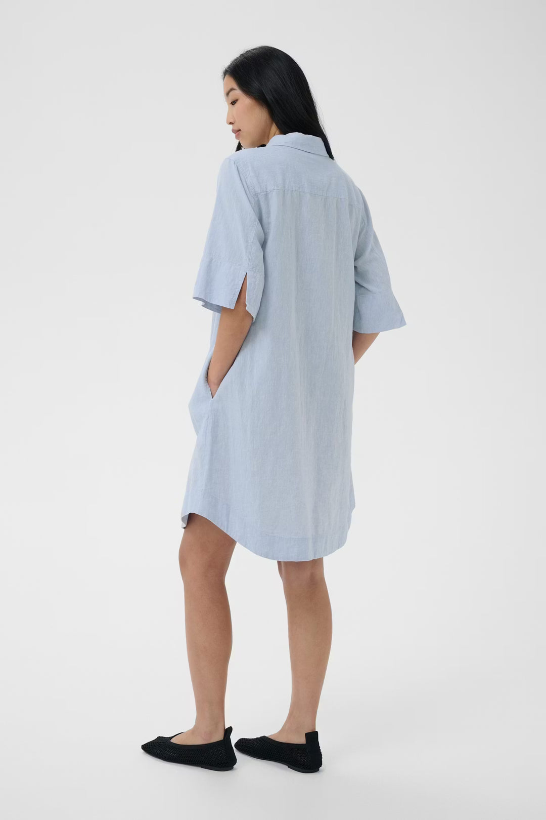 BERRIT SHIRT DRESS (LIGHT BLUE CHAMBRAY) - PART TWO