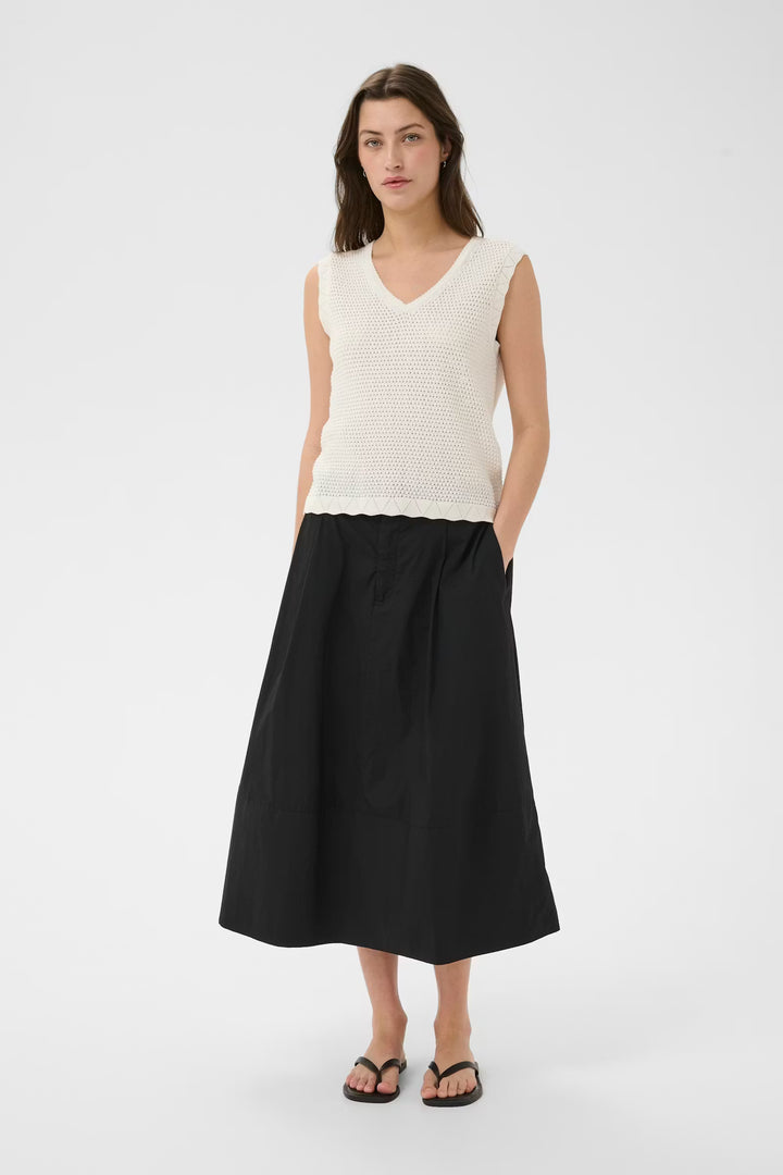BOLISSA KNITTED VEST (WHISPER WHITE) - PART TWO