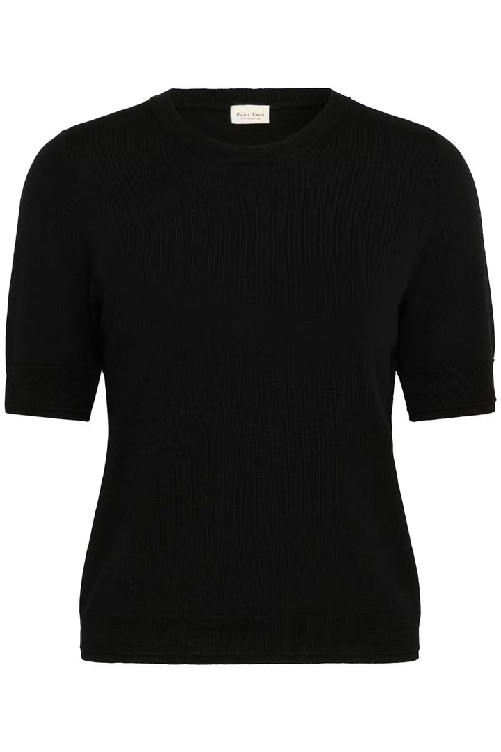 NATANYA S/S WOOL KNIT (BLACK) - PART TWO
