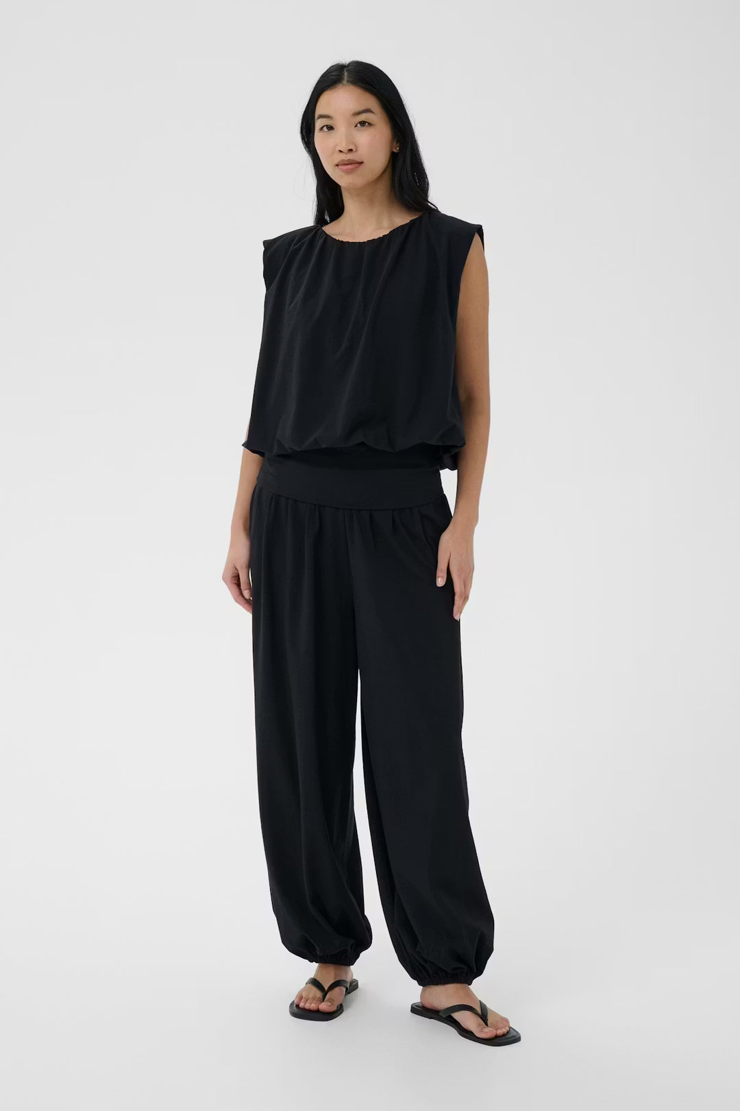 BERTHINE TOP (BLACK) - PART TWO