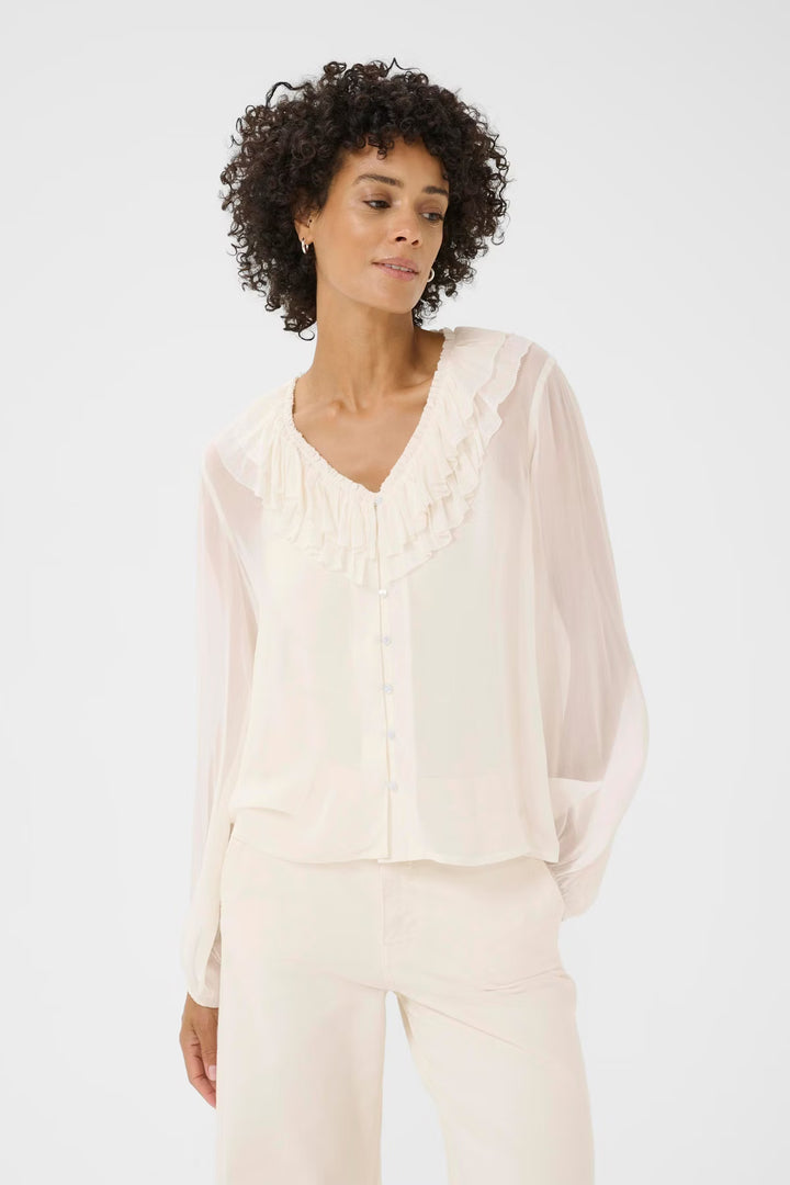SANAZ RUFFLE BLOUSE - PART TWO