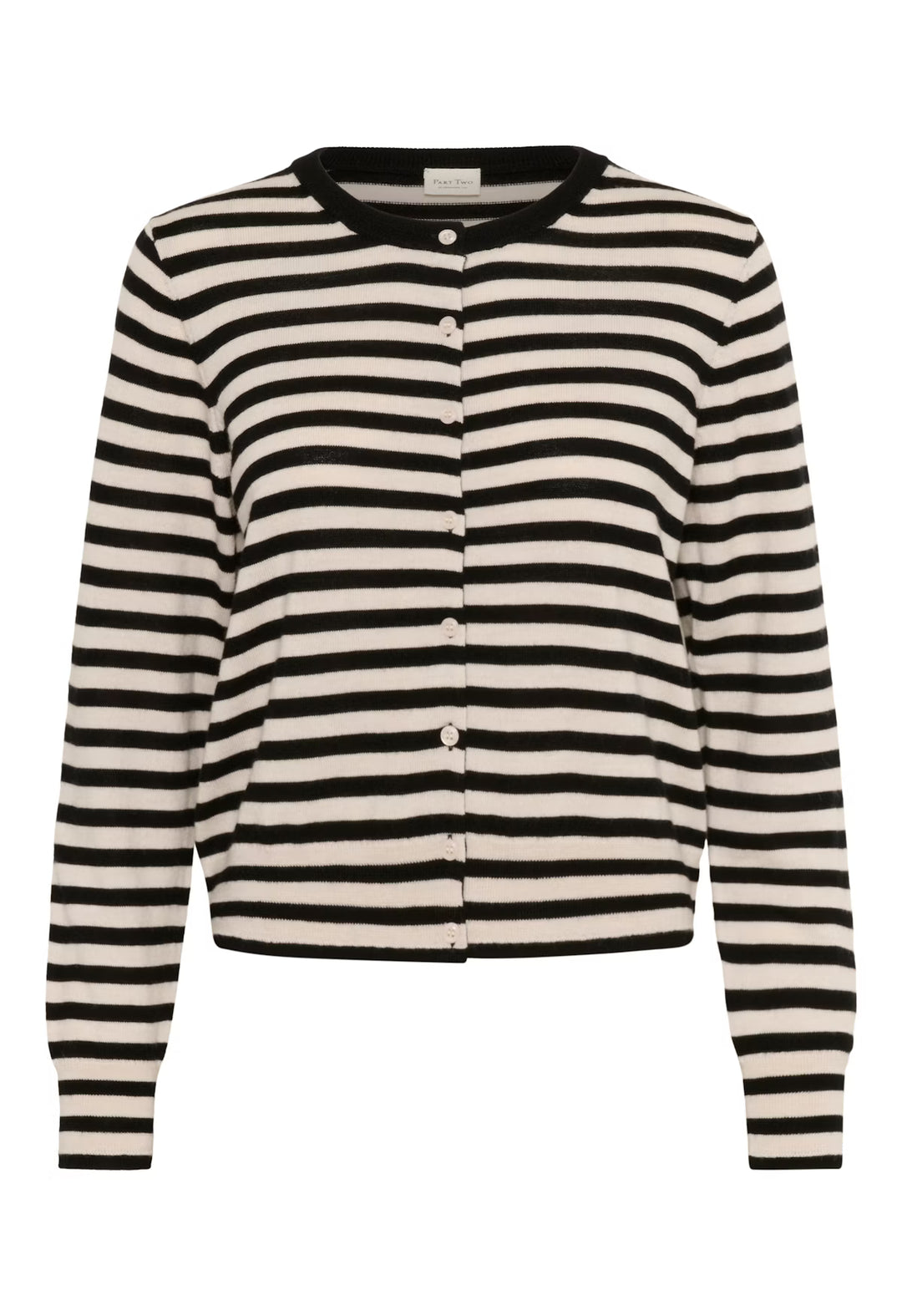 NOELANI CARDIGAN (NATURAL STRIPE) - PART TWO