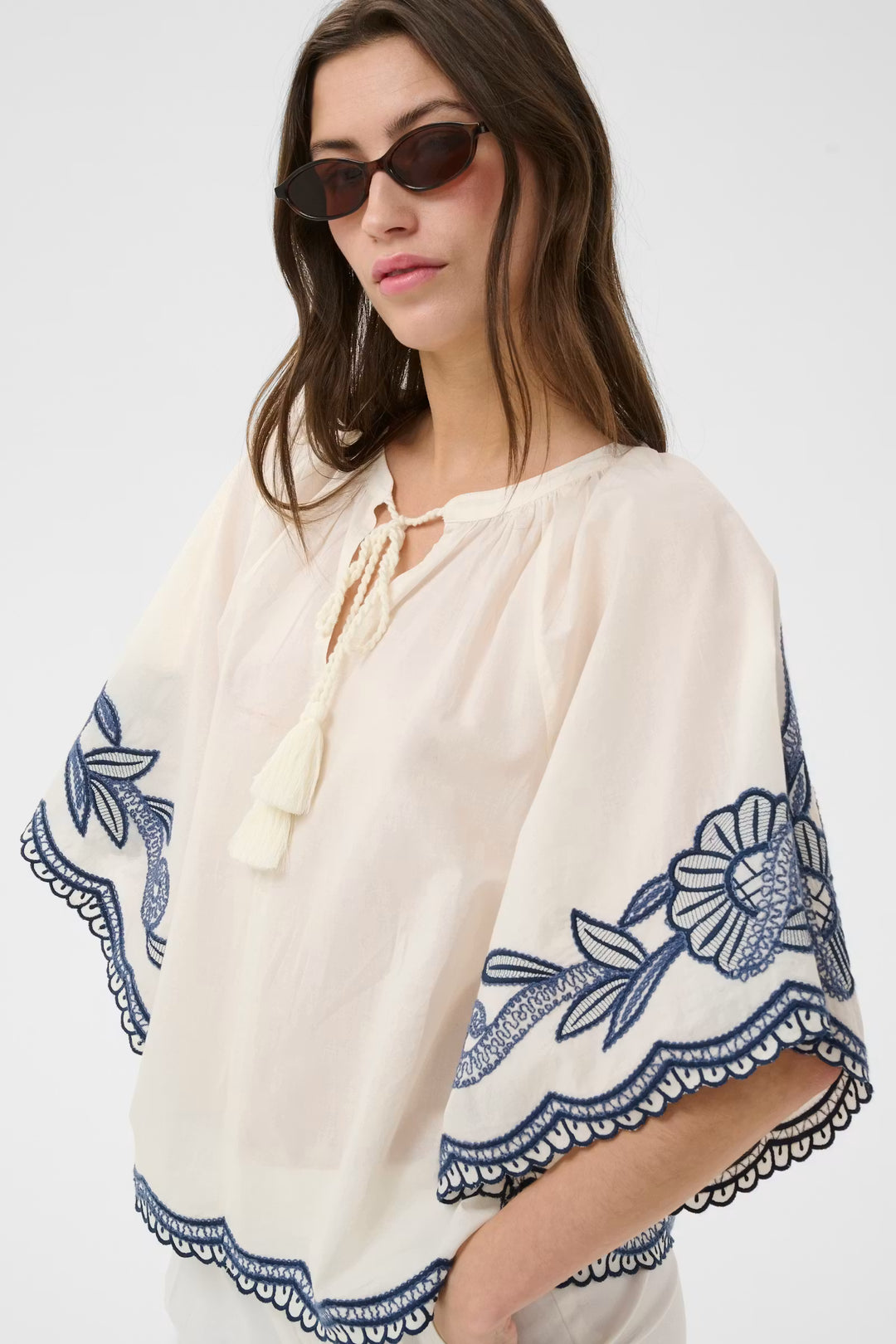 BIANCHA BLOUSE (WHISPER WHITE) - PART TWO