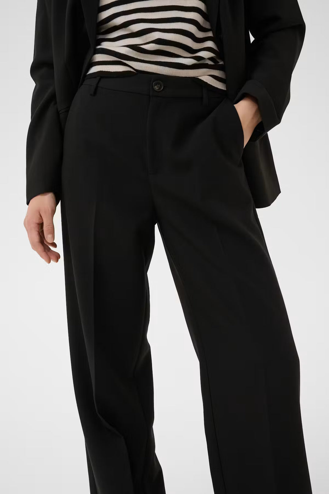 NINNESA WIDE LEG PANTS (BLACK) - PART TWO