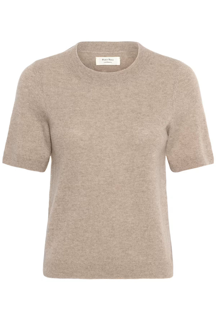 EVERLOTTA PULLOVER CASHMERE SWEATER (LIGHT CAMEL MELANGE) - PART TWO