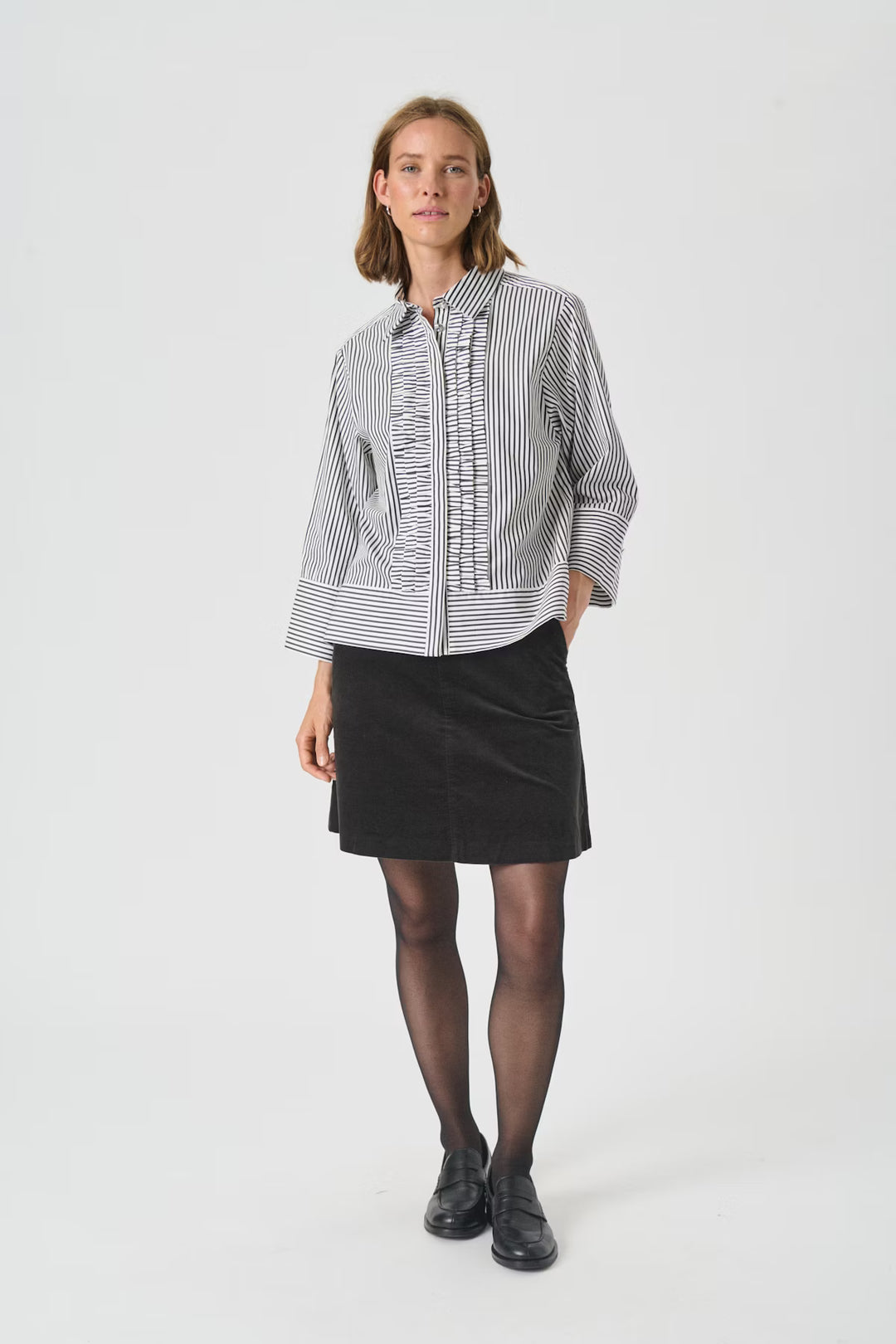 VINNY BLACK STRIPE SHIRT - PART TWO