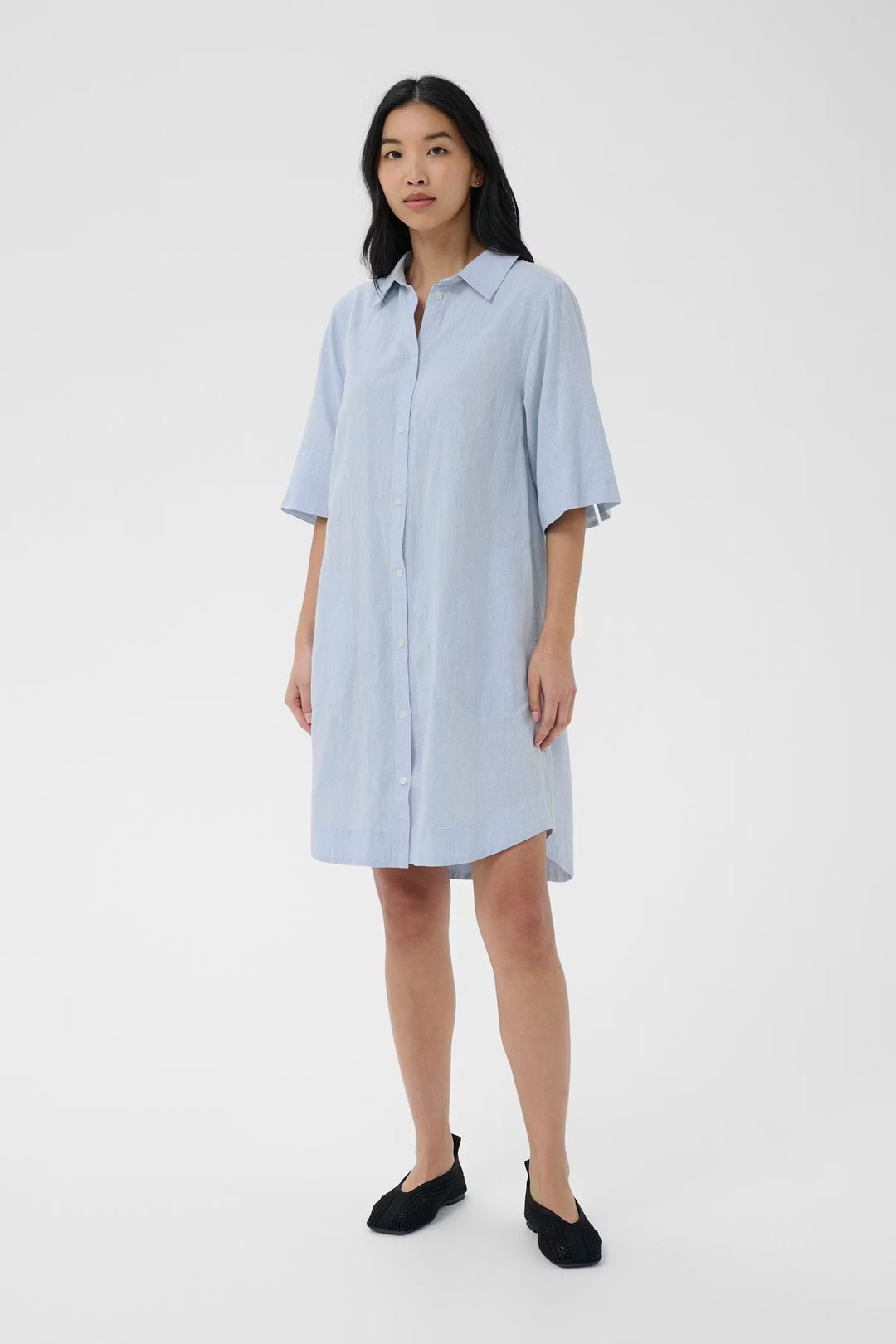 BERRIT SHIRT DRESS (LIGHT BLUE CHAMBRAY) - PART TWO