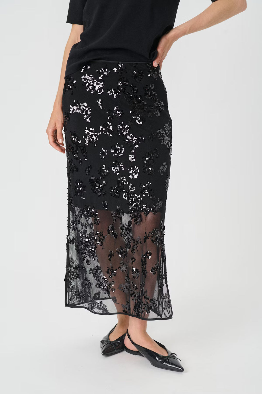 VIVIKA SEQUIN MIDI SKIRT - PART TWO