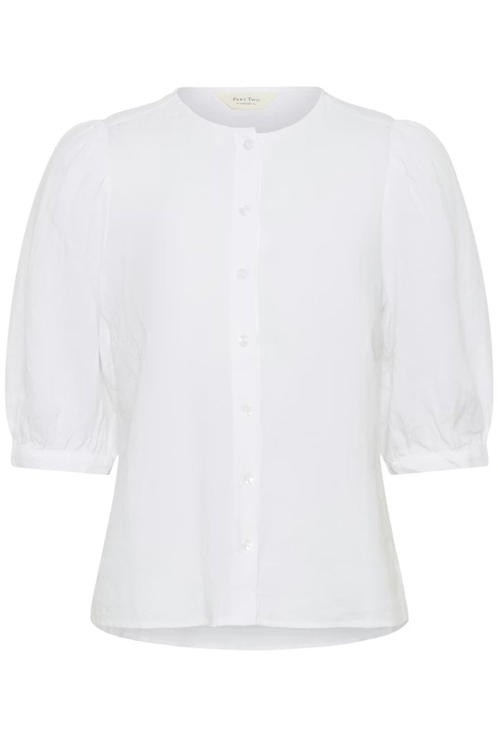 AZRA LINEN SHIRT (BRIGHT WHITE) - PART TWO