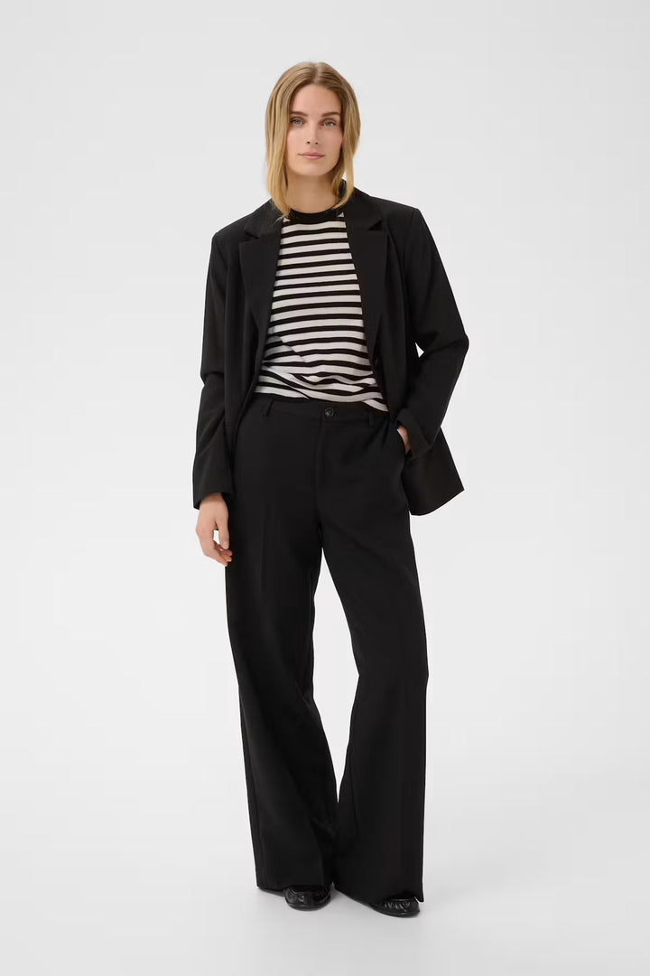 NINNESA WIDE LEG PANTS (BLACK) - PART TWO