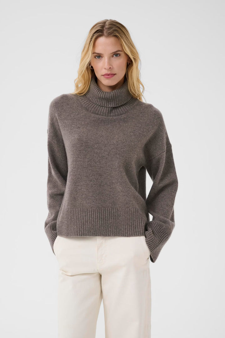 CORINA WOOL TURTLENECK (FALCON MELANGE) - PART TWO