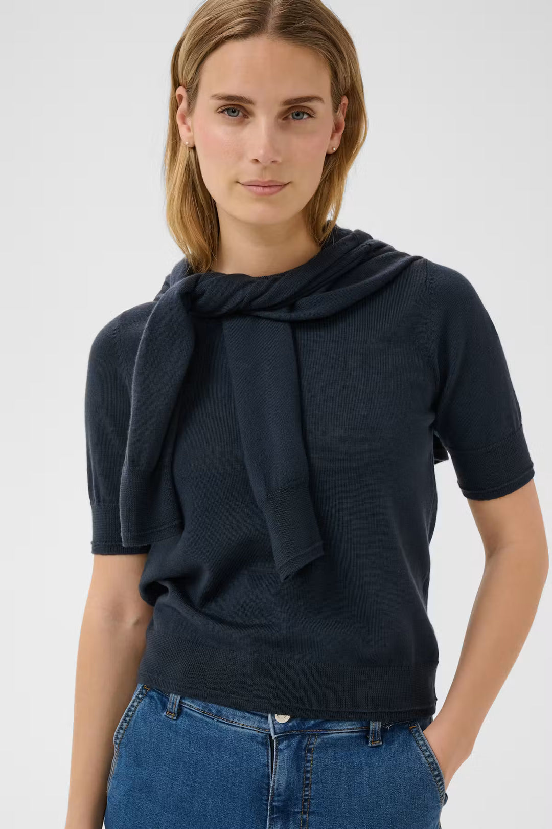 NATANYA PULLOVER (DARK NAVY) - PART TWO