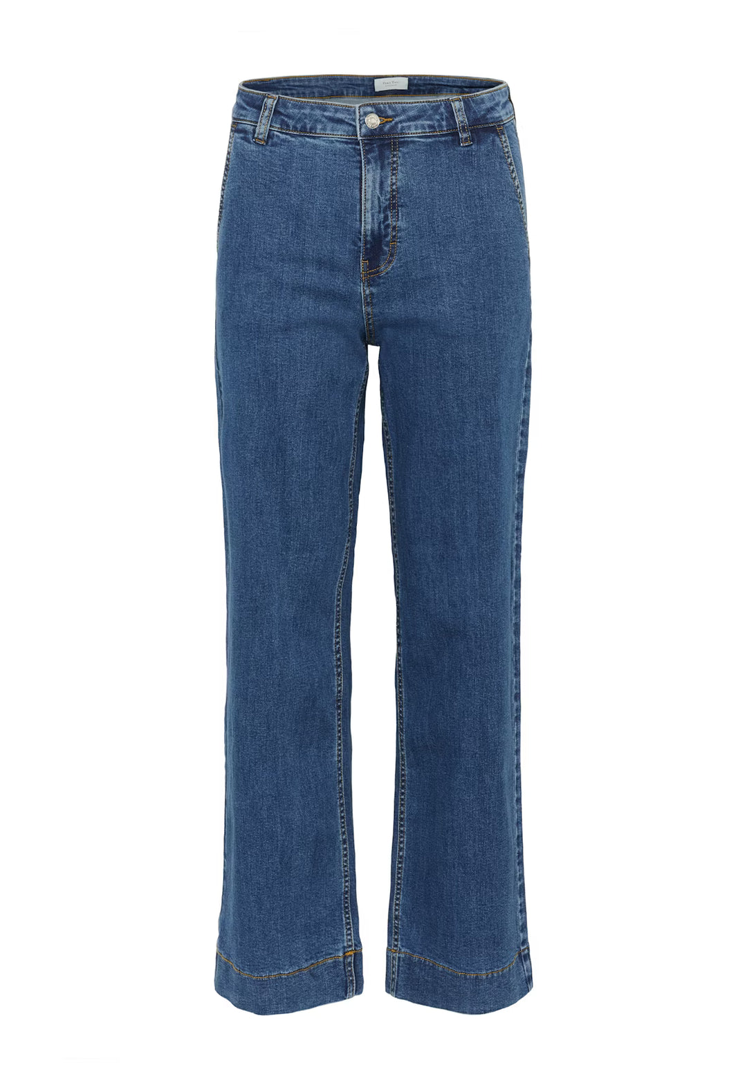 BARBA WIDE LEG JEAN (MEDIUM DARK BLUE) - PART TWO