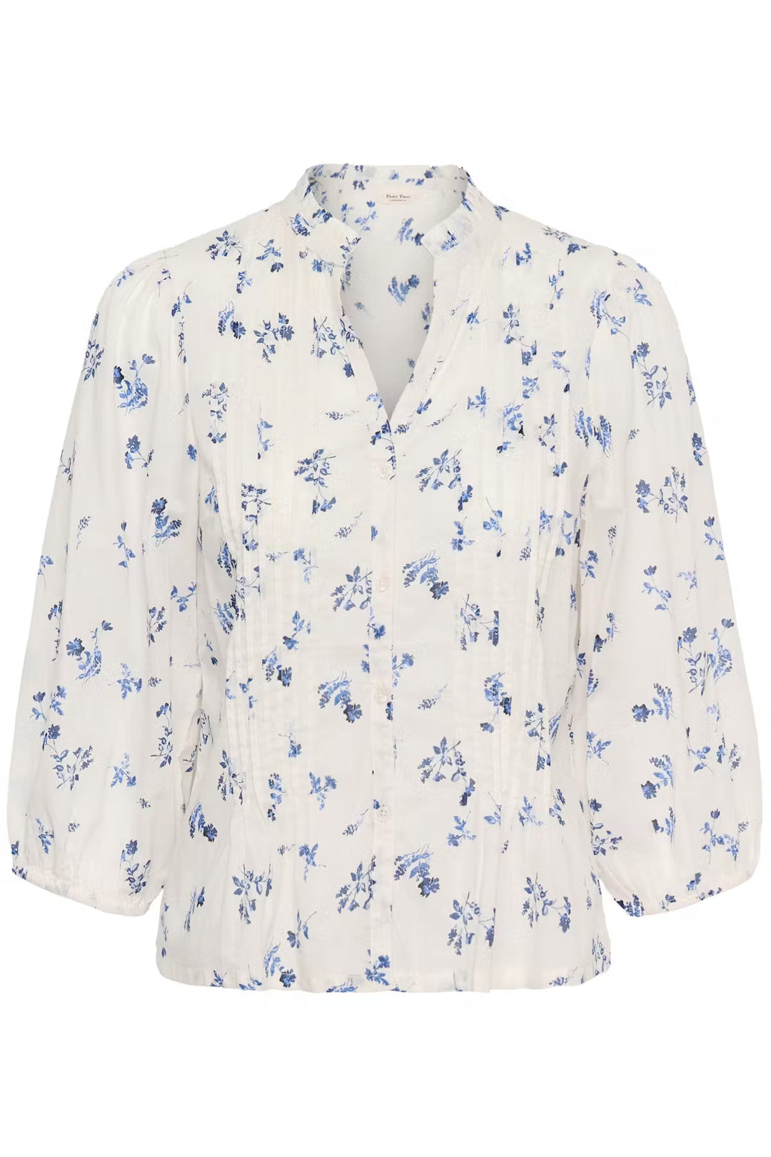 BRITH FLORAL BLOUSE (BRIGHT WHITE)