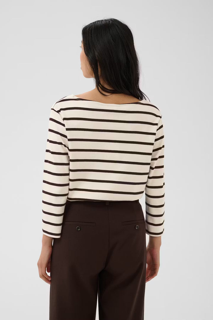 NELA BOATNECK TOP (MOLE STRIPE) - PART TWO