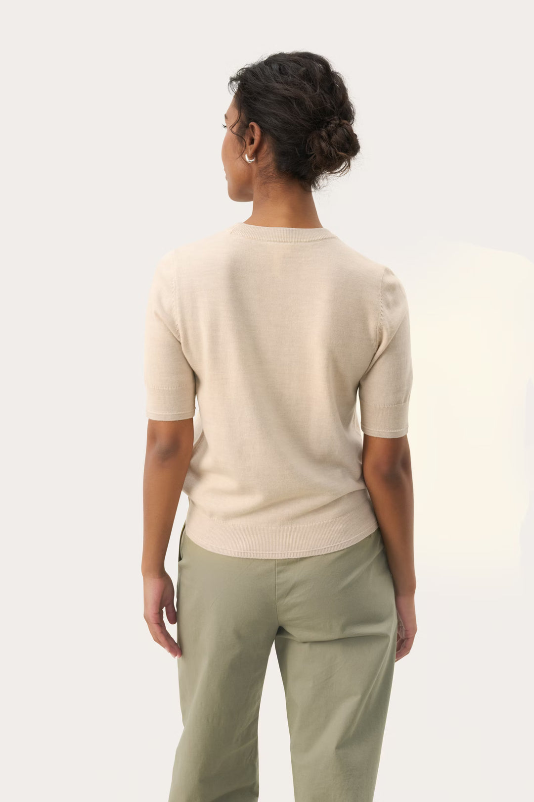 NATANYA PULLOVER SWEATER (NATURAL MELANGE) - PART TWO