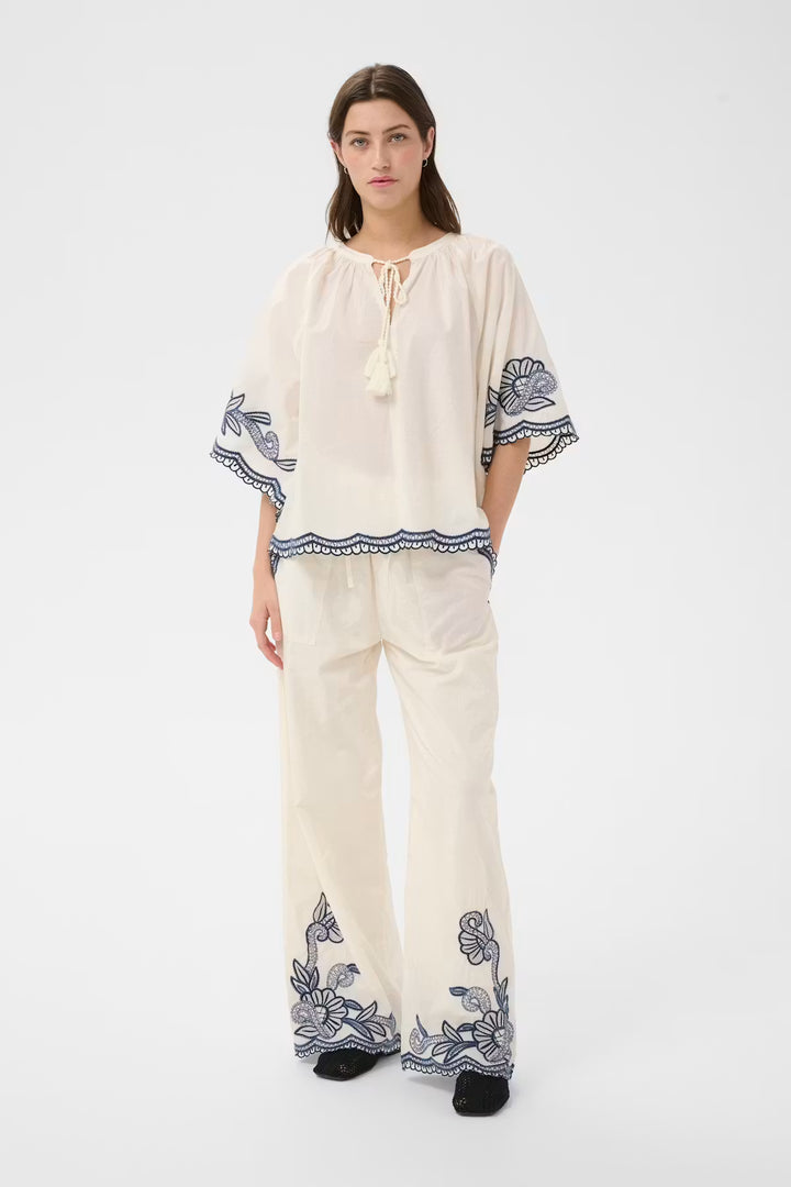 BIANCHA BLOUSE (WHISPER WHITE) - PART TWO