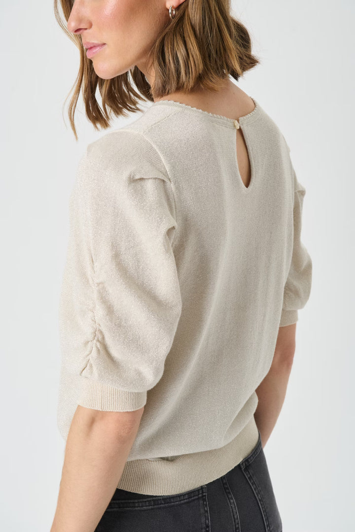 VARAIA PULLOVER BLOUSE (WHITECAP GREY)- PART TWO