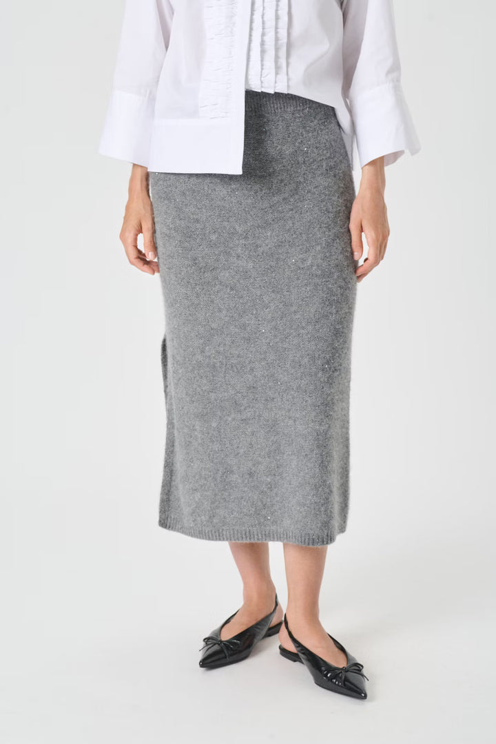 VANINA WOOL BLEND SKIRT - PART TWO