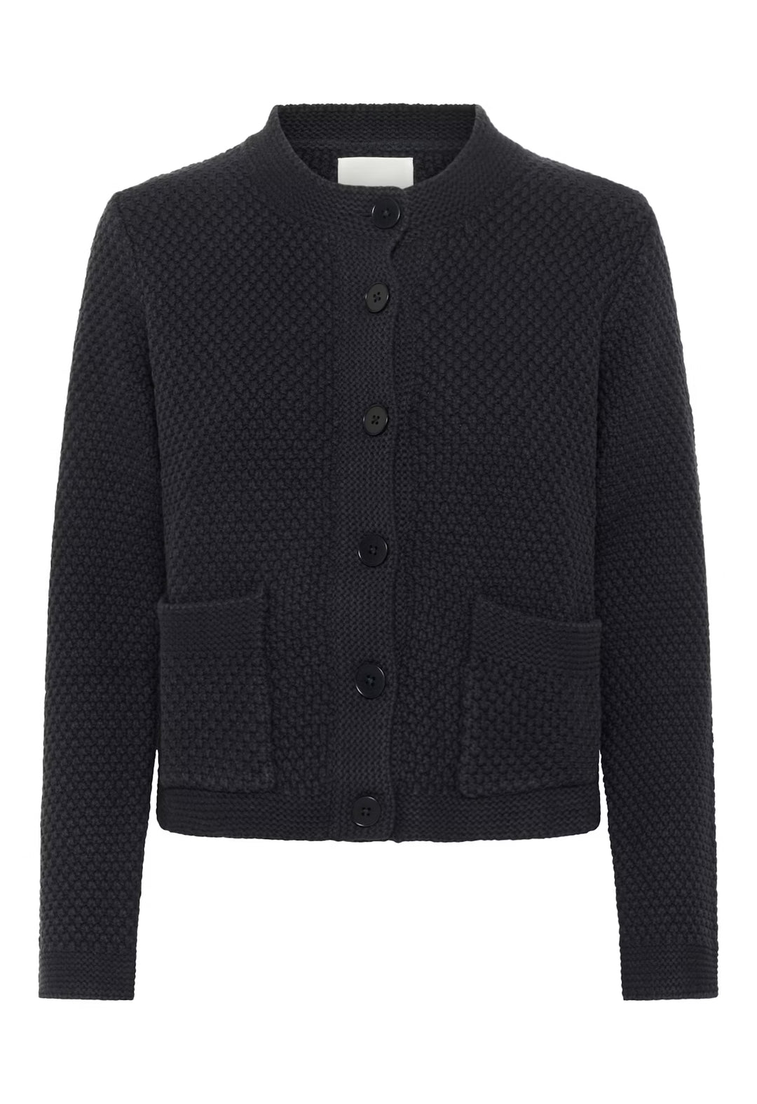 ELMIE FRONT BUTTON CARDIGAN (DARK NAVY) - PART TWO